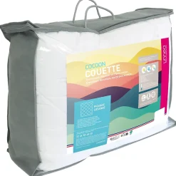 Couette été 200x200 cm COCOON garnissage fibre polyester 200g/m2