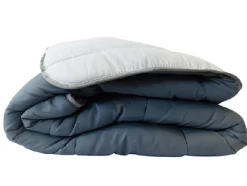 Couette Tempérée Gris Foncé/gris Clair - 1 ou 2 Personnes 200 x 200 - 20726