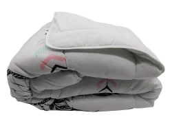 Couette tempérée imprimée attrape rêve noir - 1 personne 140 x 200 - 10747