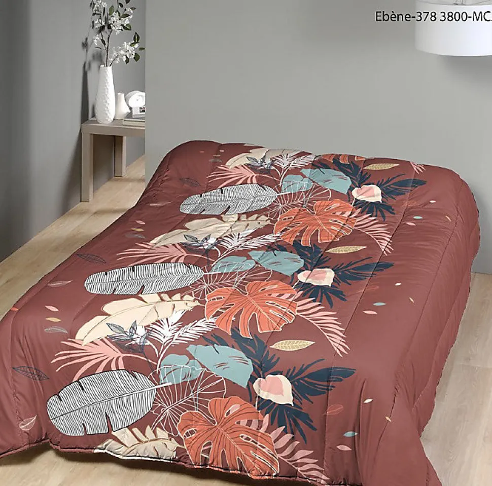 Couette Tempérée Imprimée Ebène - 1 Ou 2 Personnes 200 x 200 - 16024
