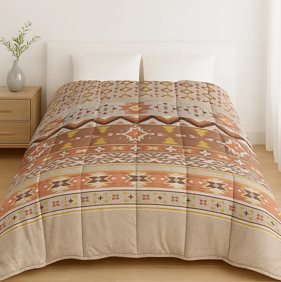 Couette Tempérée Imprimée Ethnic - 1 Ou 2 Personnes 200 x 200 - 20884