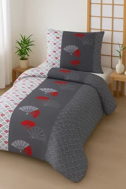 Couette Tempérée Imprimée Eventail - 1 Personne 140x200 - 20482