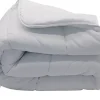 Couette tempérée microfibre blanche - 1 personne 140 x 200 - 13064