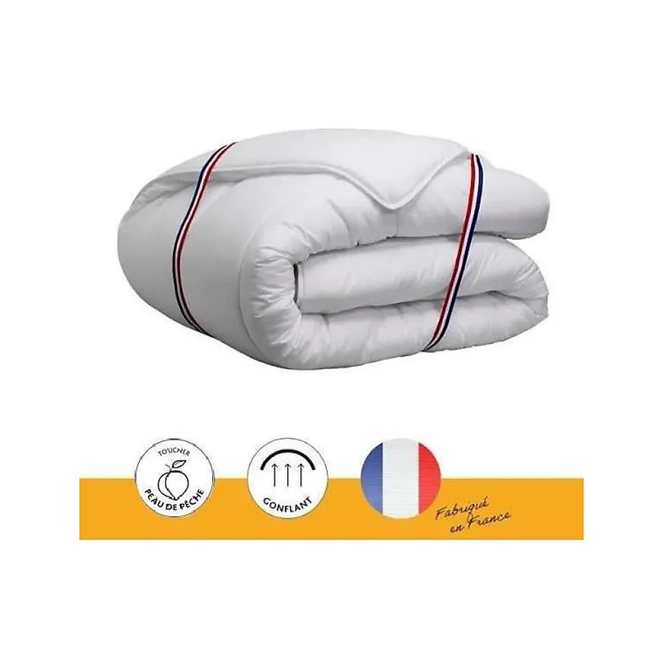 Couette tempérée Vancouver Ultra - 220 x 240 cm - 300gr/m² - Blanc - DODO