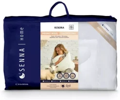 Couette toutes saisons 135x200 MERINO WOOL Senna Home, Blanc