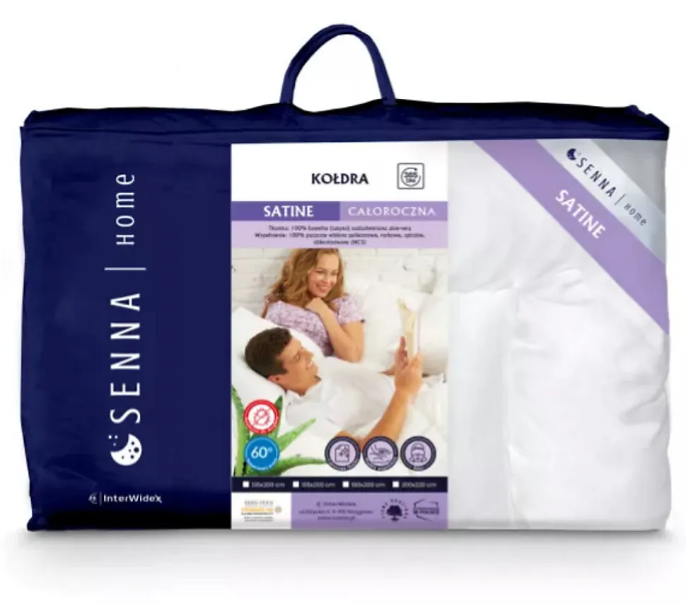 Couette toutes saisons 135x200 cm SATINE, Senna Home