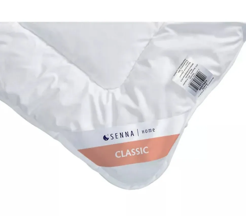 Couette toutes saisons 155x200 CLASSIC, Senna Home Blanc