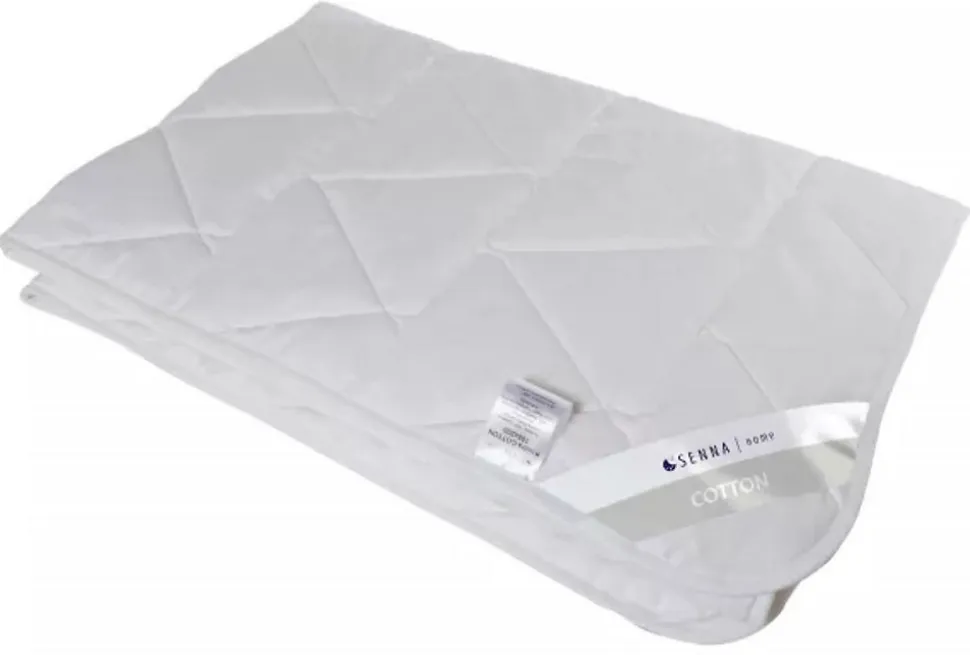 Couette toutes saisons 155x200 COTON Blanc Senna Home