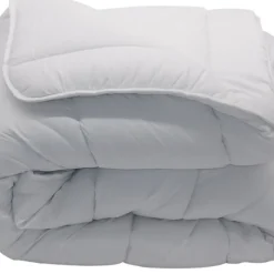 Couette Ultra chaude Grand Froid Microfibre Blanche - 1 ou 2 personnes 200 x 200 - MORTREUX