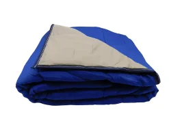 Couette ultra légère Bleu foncé / Taupe - 2 personnes 220x240 - 14032-2