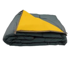 Couette ultra légère Gris foncé / Moutarde - 2 personnes 220x240 - 14032-5