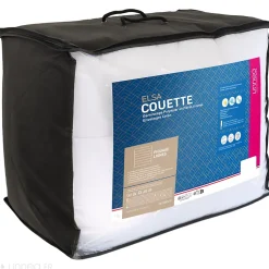 Couette 260x240 cm 4 saisons ELSA garnissage fibre polyester 500g/m2