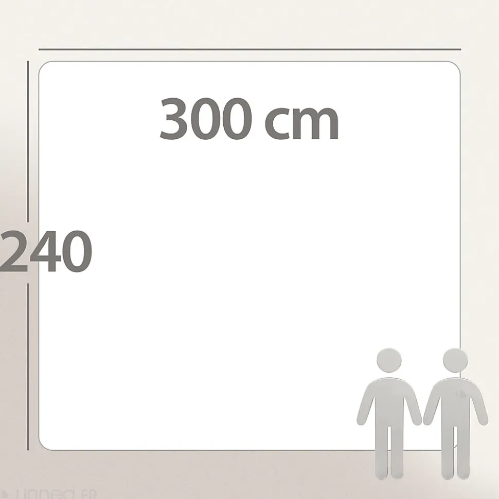 Couette 300x240 cm 4 saisons FINLANDE garnissage naturel duvet de canard 480g/m2