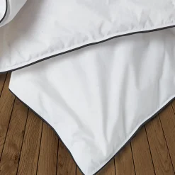 Couette 220x240 CM AELA blanche en plume d'oie anti acarien 500 gr