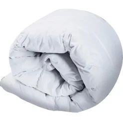 Couette 220x240 CM AELA blanche en plume d'oie anti acarien 500 gr