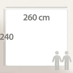 Couette 260x240 cm hiver CAP NORD garnissage naturel duvet d'oie 400g/m2