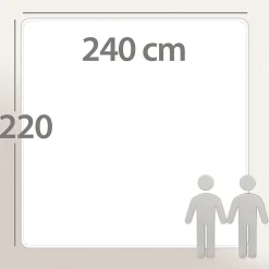 Couette 240x220 cm été CAP NORD garnissage naturel duvet d'oie 250g/m2