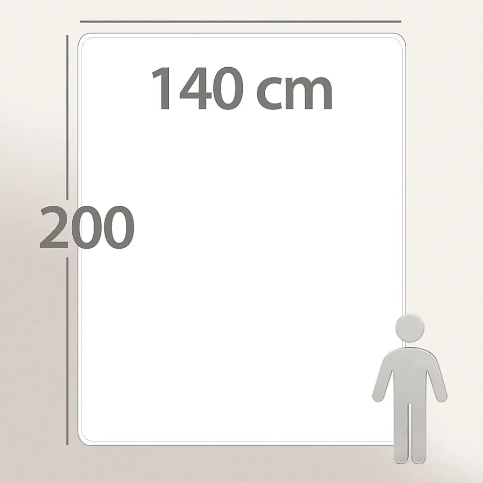 Couette 140x200 cm été ELSA garnissage fibre polyester 200g/m2