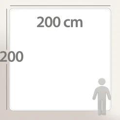 Couette 200x200 cm été ELSA garnissage fibre polyester 200g/m2