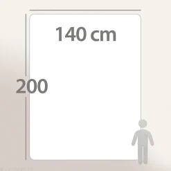 Couette 140x200 cm été ISLAND garnissage naturel duvet de canard 200g/m2