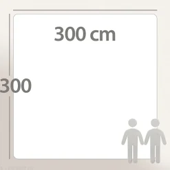 Couette 300x300 cm été VELAY LUXE garnissage naturel duvet d'oie 200g/m2