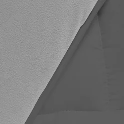 Couette 220x240 CM ZOE polaire biface gris clair et gris 400 gr