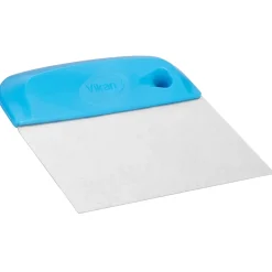 Coupe-Pâte-Racloir lame en acier inoxydable flexible 146 mm Bleu VIKAN