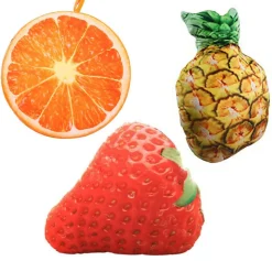 COUSSIN EN PELUCHE TUTUMI PINEAPPLE YELLOW