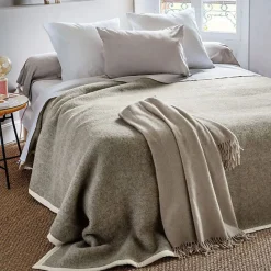 Couverture 100% Pure Laine Vierge 