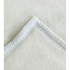 Couverture 100% Pure Laine Vierge Double face "Volta" 500 gr/m² Toison d'Or - Volta Naturel Blanchi - 240 x 300 cm
