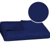 Couverture - SPRINGOS - 200x220 cm - Bleu royal - 100% polyester - Douce et chaude