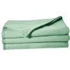 Couverture en polaire unie (240x260 cm - Vert tilleul)