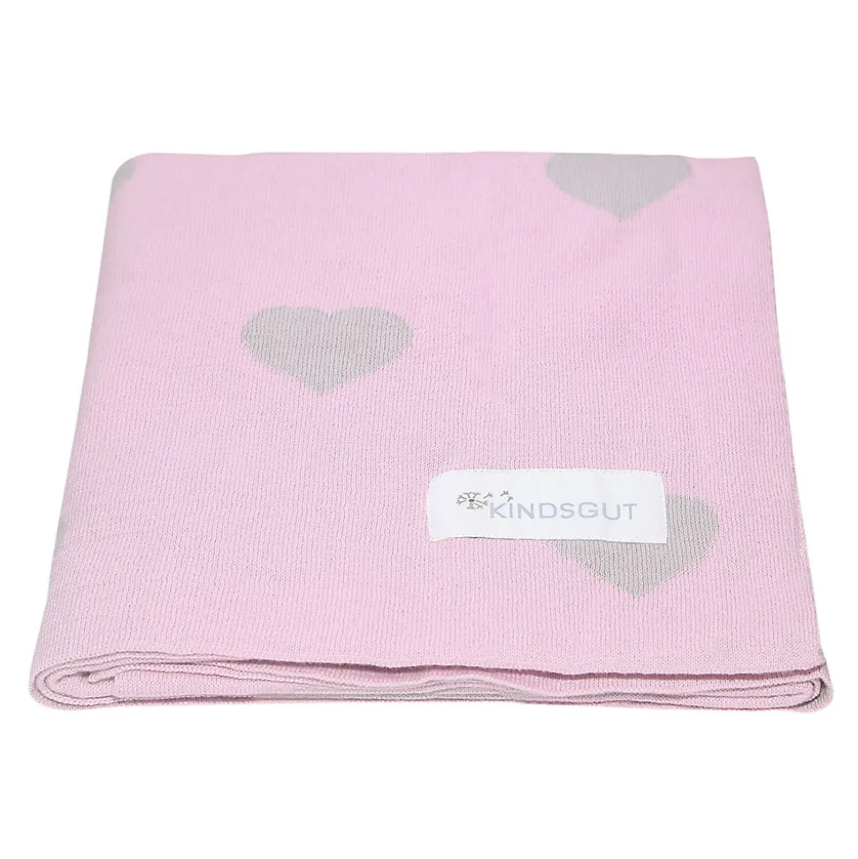 Couverture enfant cœurs 100 x 80 cm