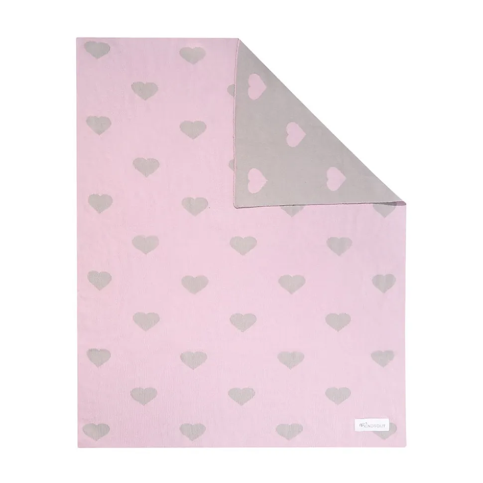 Couverture enfant cœurs 100 x 80 cm