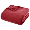 Couverture flanelle 180 x 230 cm Atmosphera - Rouge