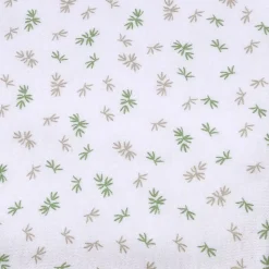 Couverture nature en coton bio (75x75 cm - Blanc)