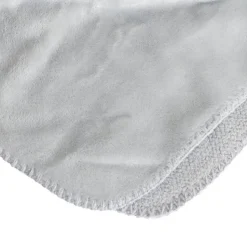 Couverture plaid gris clair 130x170cm SMOOTIK - SACASA