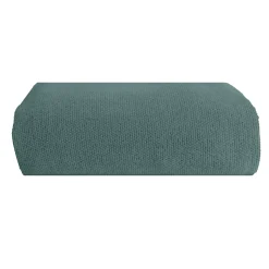 Couverture plaid verte 130x170cm PANORA - SACASA