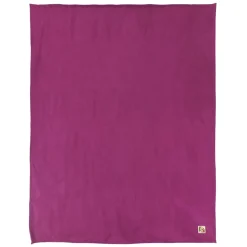 Couverture polaire luxe 180x220 cm 100% polyester 430g/m2 NARVIK Violet Prune
