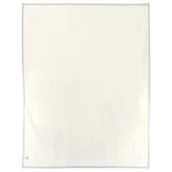 Couverture polaire luxe 180x220 cm 100% polyester 430g/m2 NARVIK Galet/Naturel