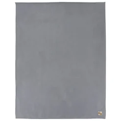 Couverture polaire luxe 180x220 cm 100% polyester 430g/m2 NARVIK Gris Acier
