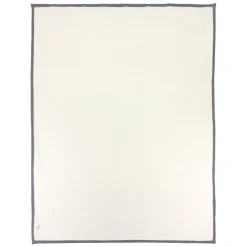 Couverture polaire luxe 180x220 cm 100% polyester 430g/m2 NARVIK Gris Acier