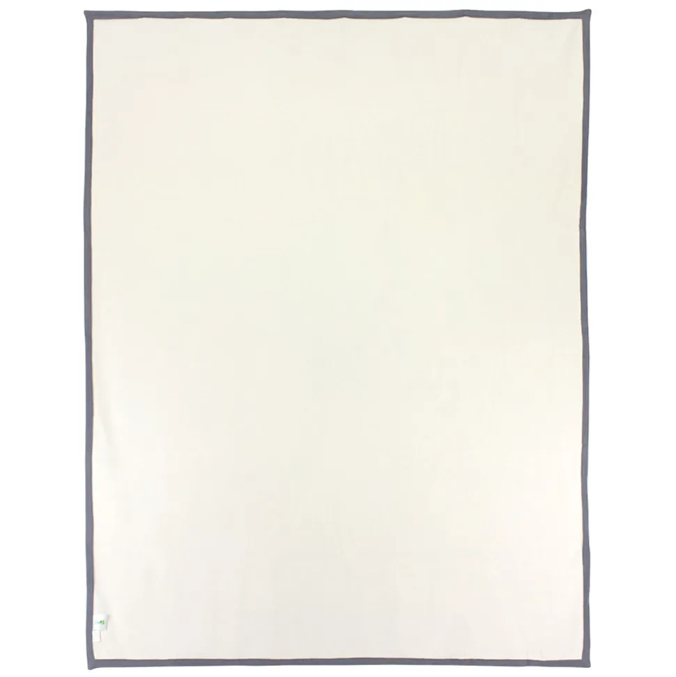 Couverture polaire luxe 180x220 cm 100% polyester 430g/m2 NARVIK Gris Acier