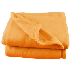 Couverture polaire Poyet Motte 220 x 240 cm miel