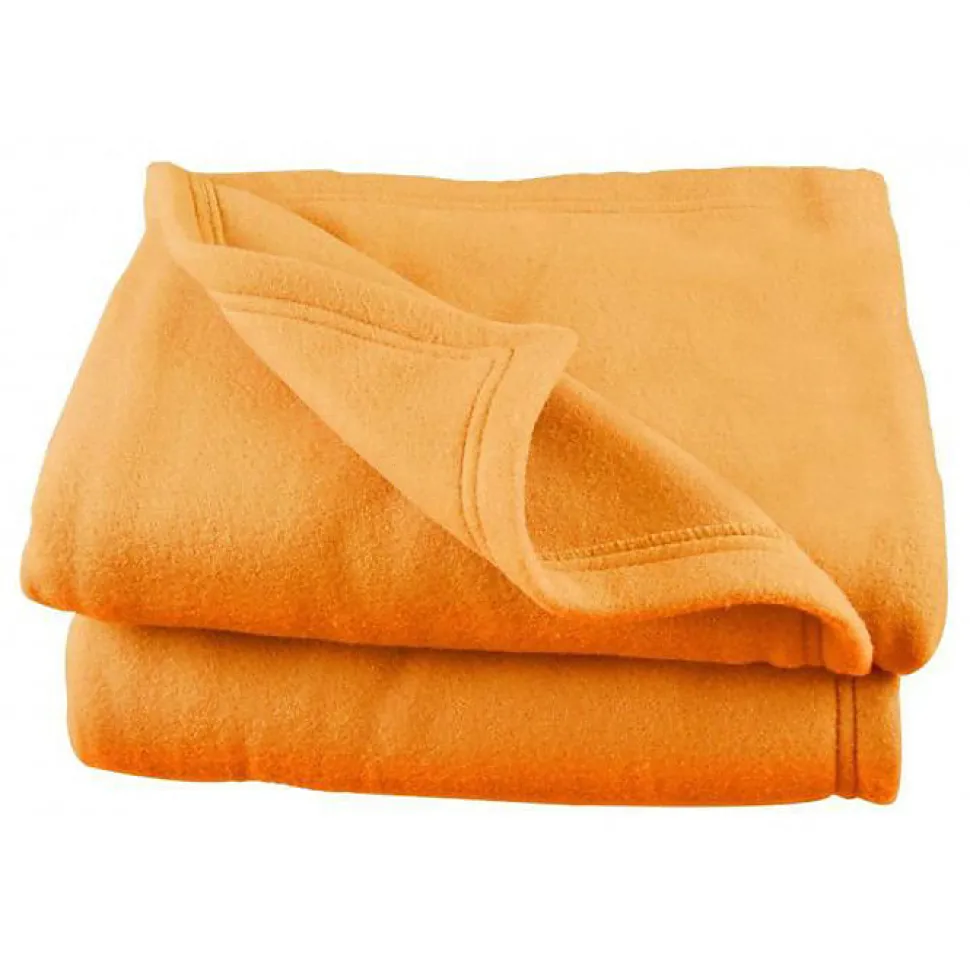 Couverture polaire Poyet Motte 220 x 240 cm miel