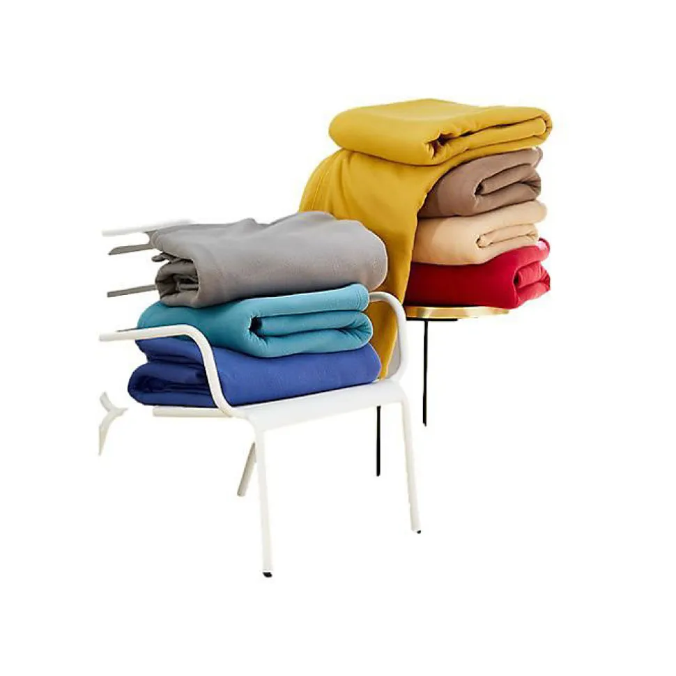 Couverture polaire "Teddy Non feu - Norme NF EN ISO 12952" toutes dimensions Toison d'or - Teddy Naturel - 180 x 240 cm