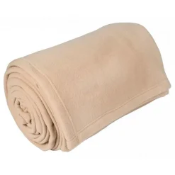 Couverture polaire "Teddy Non feu - Norme NF EN ISO 12952" toutes dimensions Toison d'or - Teddy Sable - 180 x 240 cm