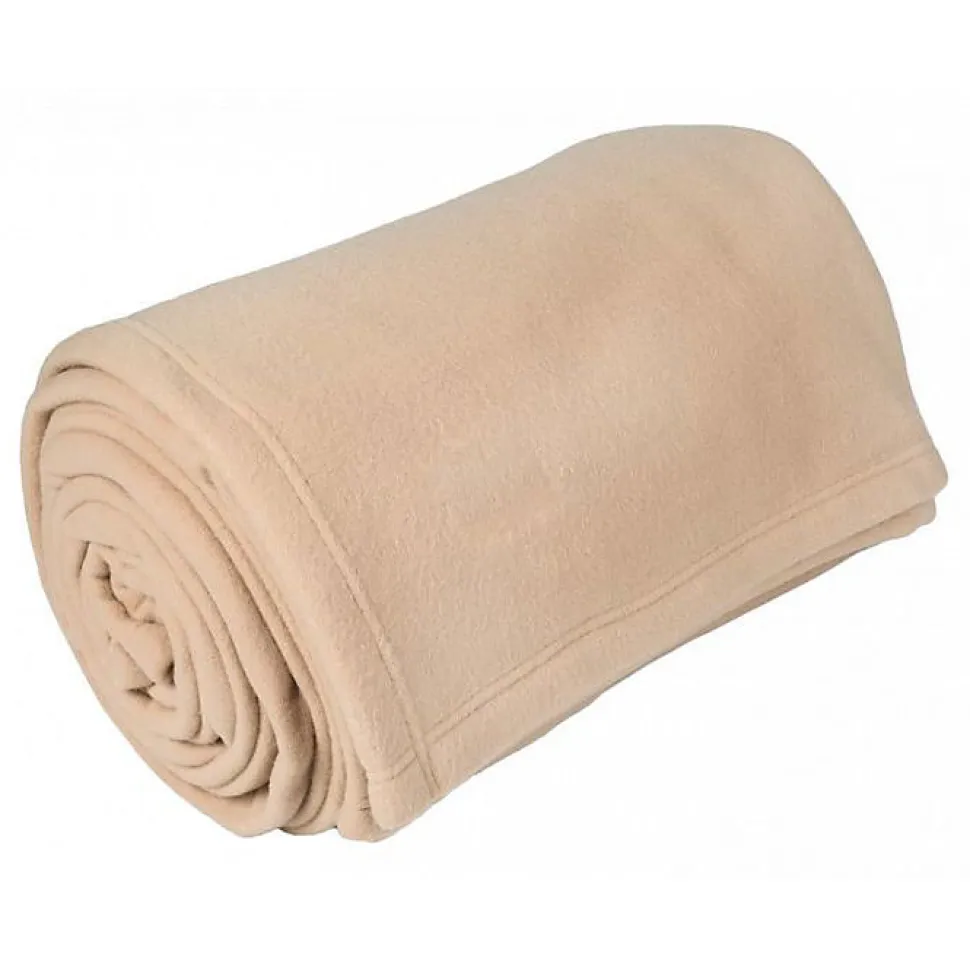 Couverture polaire "Teddy Non feu - Norme NF EN ISO 12952" toutes dimensions Toison d'or - Teddy Sable - 240 x 300 cm