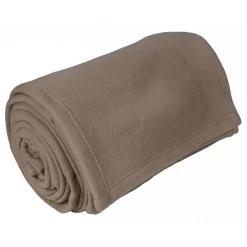 Couverture polaire Toison dOr 240 x 300 cm Taupe non feu
