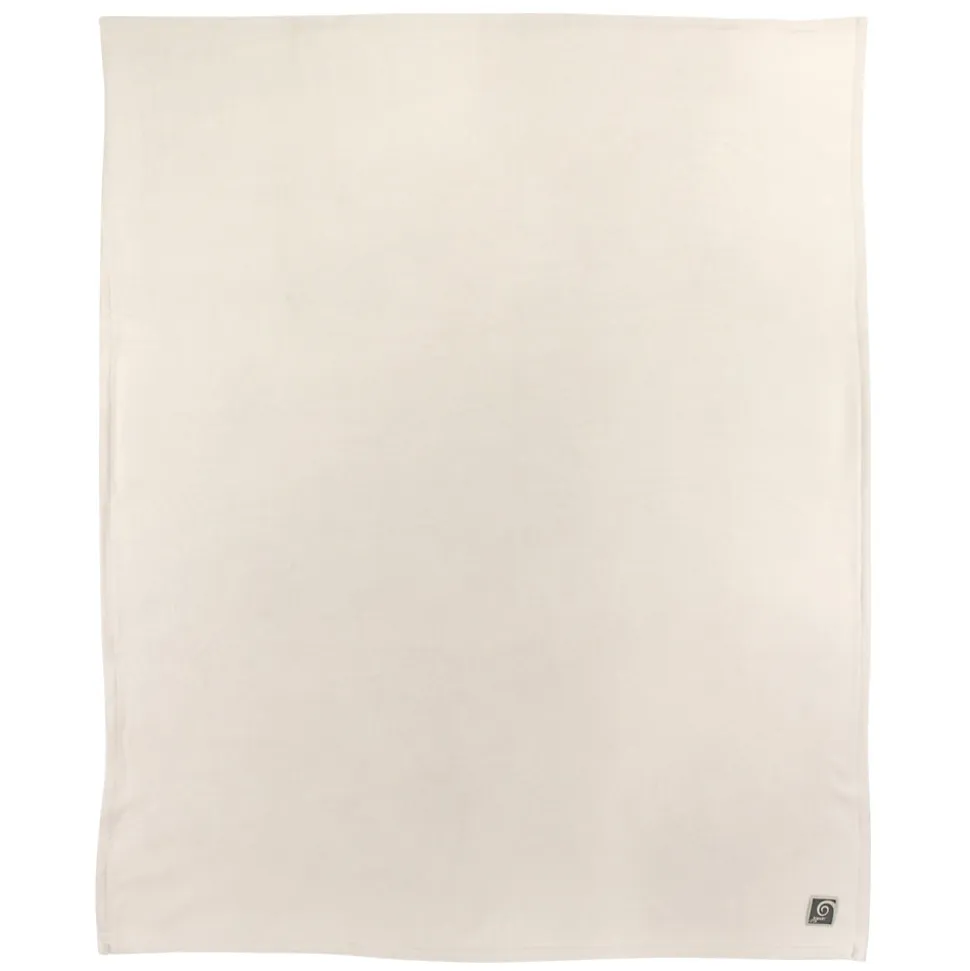 Couverture polaire 240x300 cm 100% Polyester 350g/m2 TEDDY Blanc Naturel